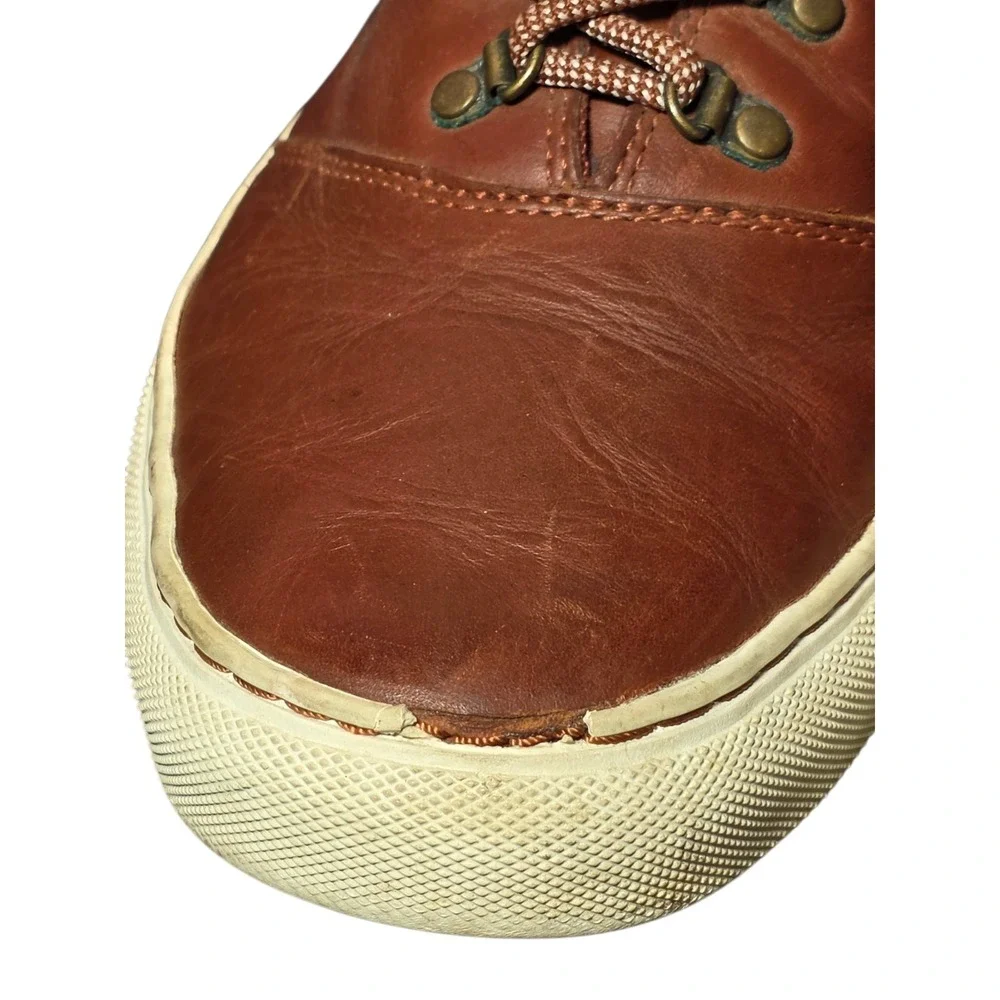 Lacoste Cerberus Steps SRM‎ Leather Boots Mens Size 10.5 Brown High Top Casual